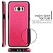 Galaxy S8 Plus Cases,Magnetic Detachable Lanyard Wallet Case with [8 Card Slots+1 Photo Window][Kickstand] for Galaxy S8 Plus-6.2 inch, CASEOWL 2 in 1 Premium Leather Removable TPU Case(Hot Pink)