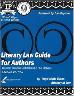 Amazon Com Literary Law Guide For Authors Copyright
