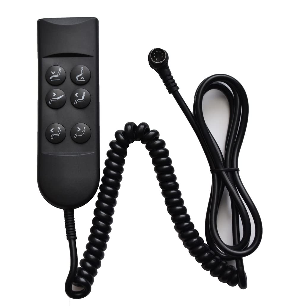 Interruptor Manual Avec Télécommande 6 Touches 7 Broches Pour Fauteuil Electric Inclinable TV Avec Aide au Lever