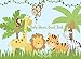 Baby Shower Guest Book: Safari Jungle Welcome Baby cute animals Sign in book with Advice for Parents & Bonus Gift Log by TooCute Press