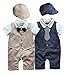 StylesILove Baby Boy Formal Wear Romper and Hat 2-piece