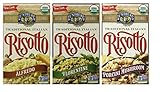 Lundberg Gluten-Free Traditional Italian Risotto 3 Flavor Variety Bundle: (1) Alfredo Risotto, (1) Porcini Mushroom Risotto, and (1) Florentine Risotto, 5.5-5.9 Oz. Ea. (3 Boxes Total)
