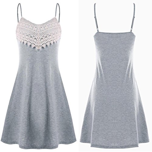 image for Gyouandme Lace Backless Dresses for Women Evening Party Fashion Dresse