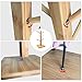 cuteadoy Mug Rack Tree, Removable Bamboo Mug Stand, Storage Coffee Tea Cup Organizer Hanger Holder with 6 Hooks