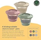 Vital Baby Nourish Store & Wean Pots 60ml 6 Pack Leakproof Biodegradable view 2