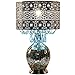 River of Goods 15570S Poetic Wanderlust by Tracy Porter Mattei Jeweled Metal Shade with Mosaic Base Table Lamp