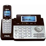 Vtech DS6151 Dect 6.0 2-Line Expandable Cordless Phone with Digital Answering System and Caller ID, Silver (Office Product)