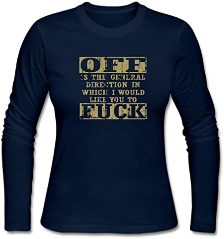 KUYUE Women's Off Is The General Direction In Which I Would Like You To Fuck T-Shirt