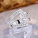 NYKKOLA Jewelry Crystal Paved Unique Design 925 Silver Ring(O)