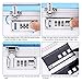 AZDENT Combination Lock Box for Medication Compartments Medicine Storage Box First Aid Box Blue