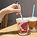 AutumnFall 2018 New Creative Design Collapsible Reusable Straw Stainless Steel Portable Foldable Straws For Outdoor Travel Home Bar (Random)