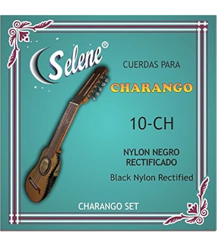 Charango, instrumento andino de 10 cordas, design esculpido à mão