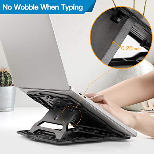 HUANUO Adjustable Laptop Stand Portable Laptop Stand Riser for Desk