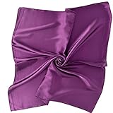 Pure Color Silk Feel Scarves Clothing Accessories Square Scarf Fashion