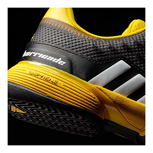 adidas Performance Boys' Barricade XJ Tennis Shoe, Black ...