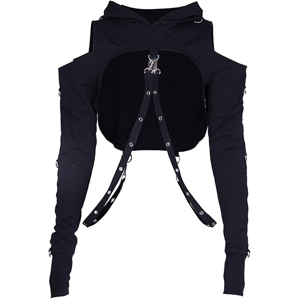 トップス ELIZAVETA LONG STRAP CROPPED HOODIE LONG STRAP CROPPED HOODIE – P.A.M. (Perks And Mini)