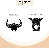 Hanyousheng 24 Pcs Mini Hair Clips Claw Clips Non Slip Black view 2