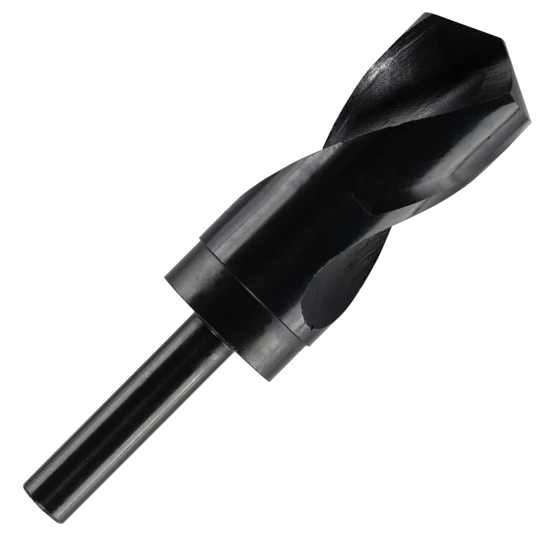 34mm HSS Blacksmith Drill Bit - Reduced Shank Drill for Aluminium, Steel, Wood, Plastic, Non-Ferrous Etc.