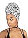 Abiloa Black & White African Headwrap