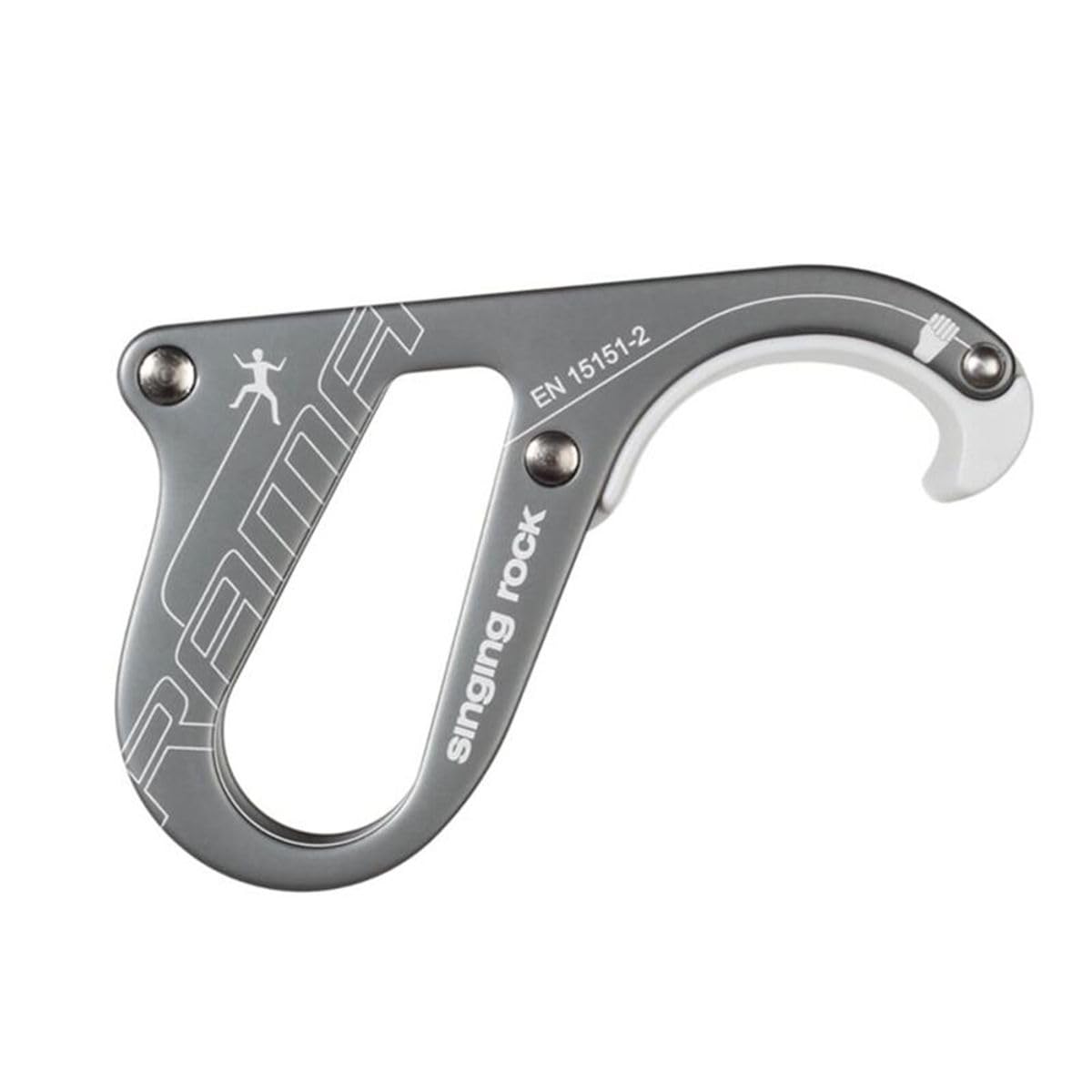 Singing Rock Assurer Branch Climbing accessories,Unisex Adult, unisex_adult, SRK0043SX00, Grey (Grey), one size