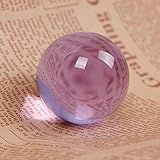 40mm Asian Rare Natural Quartz Magic Crystal Healing Ball Sphere Purple
