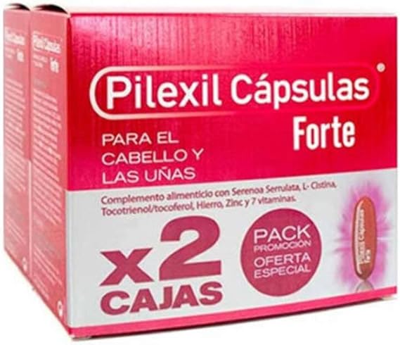 pack pilexil forte dos cajas 100 cápsulas: Amazon.es: Belleza