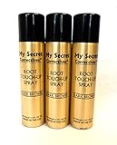 My Secret Correctives Root Touch-Up Spray - Dark Brown - 3 Cans