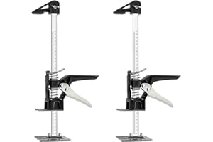 HLMOptimo Labor Saving Arm Jack 2 Pack,15.5 Inch Multifunctional Furniture Lifter Jacks for Installing Cabinets and Wall Tile Height Adjuster Handheld Tool