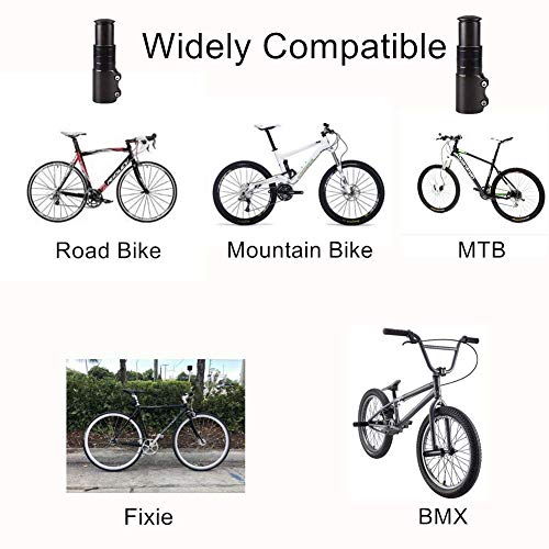 image for HOMEE Bike Fork Stem Extender Bicycle Handlebar Riser Aluminum Alloy S