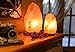 Natural Himalayan Rock Salt Lamp 6-7 lbs with Wood Base,UL Approved Electric Wire, with Dimmer & Bulb