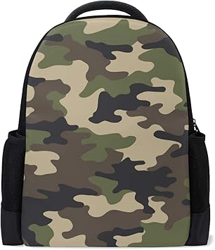 camouflage bookbag