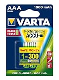 Varta AAA NiMH Rechargeable Battery 2-Pack 1000mAh