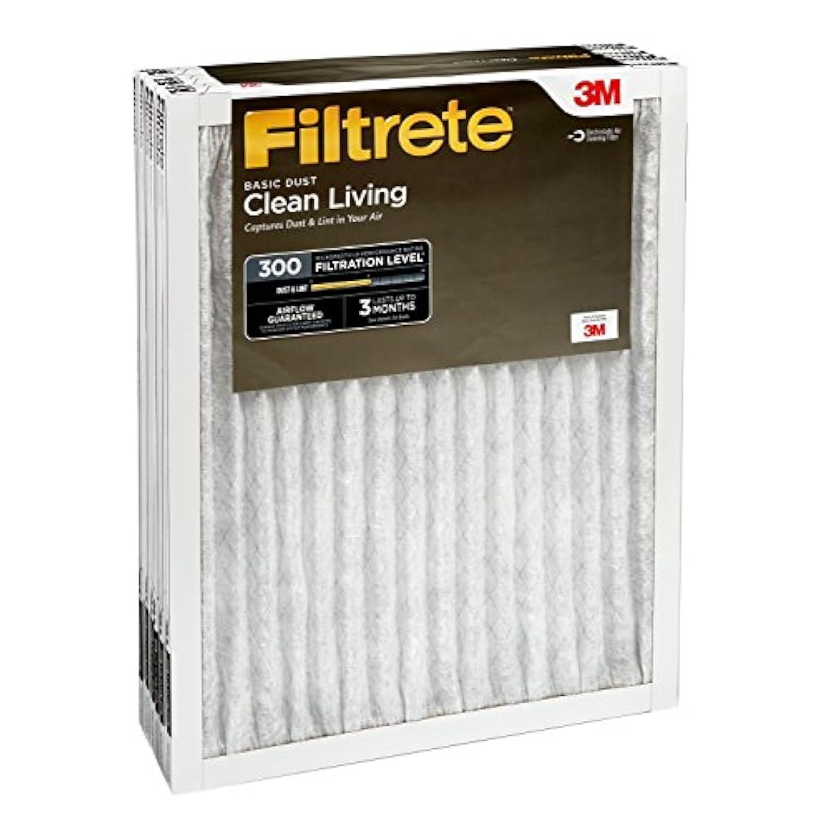 Filtrete 16x25x1 MPR 300 Clean Living Basic Dust AC Furnace Air Filter