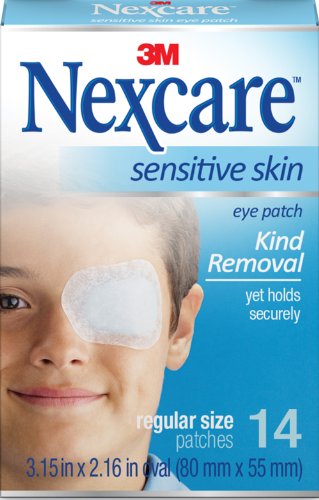 UPC 051131211841, Nexcare Sensitive Skin Regular Orthoptic Eyepatch (Pack of 3)