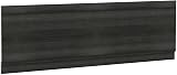 Aurora 1700mm Charcoal Grey MFC Bath Panel with Adjustable Plinth view 3
