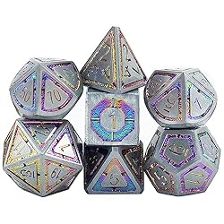 DND Metal Dice Set with Dragon Totem Metal Gife