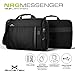 Ghostek NRGmessenger Series 8.5L Laptop Messenger Shoulder Bag + 16,000mAh Power Bank with 3 USB Ports | Water Resistant | Laptops Up to 15.3