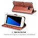 OCASE Galaxy S7 Edge Case Leather Wallet Flip Case For SAMSUNG Galaxy S7 Edge - Brown