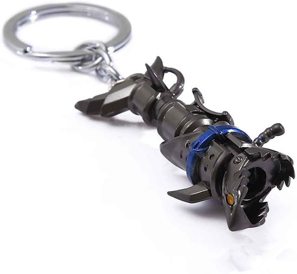 League of Legends Keychains (Jinx), Black Gun, Silver - Image 3