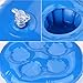 FEEBRIA Inflatable Blue Drink Holders for Pool, Hot Tub, Ocean & River, Cupholder Floaties to Float Your Beverages for Parties & Beach (Single)