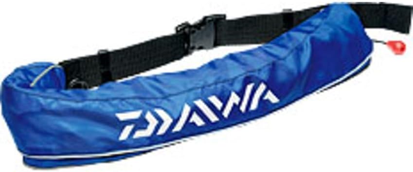 Amazon ダイワ Daiwa ウォッシャブルライフジャケット ウエストタイプ手動 自動膨張式 ブルー フリー Df 23 ダイワ Daiwa ライフジャケット フローティングベスト