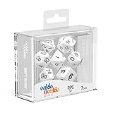 Oakie Doakie Dice RPG-Set Solid White