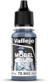 Vallejo Model Color Grey Blue 18 ml Self-Leveling Acrylic Paint for Figures