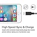 Ulimag, 4Pack 3FT 6FT 10FT 10FT Nylon Braided 8 Pin Cable Compatible with Phone X, 8,7,6,5 (Black White)