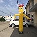 HI SUYI 20ft Advertising Inflatable Tube Men Blow Up Giant Waving Arm Fly Puppet Christmas Decorative Signs for Business Store Party (No Blower)