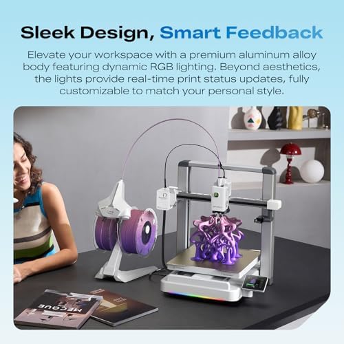 Creality SPARKX i7 Autofill Combo 3D-Drucker, KI Foto-zu-3D Modellierung, Mehrfarbiger Druck bereit, Automatische Nivellierung, Desktop FDM 3D-Drucker für Einsteiger