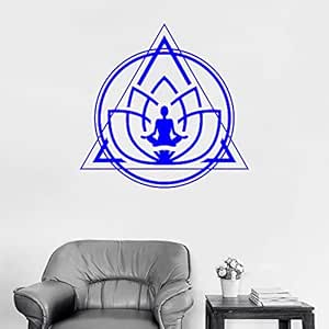 yaoxingfu Nuevo diseño Lotus Wall Sticker Yoga Studio Art ...