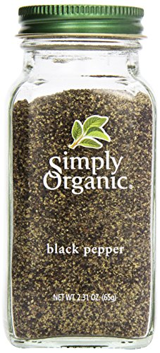 Simply Organic Ground Black Pepper, 2.31 oz