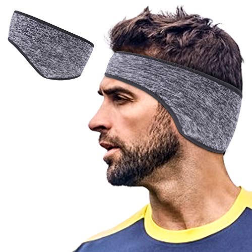 Lauzq Ear Warmer Headbands- Winter Sport Ear Muffs for Men & Women- Warm & Stretch Fleece Earmuffs for Running,Skiing,Cycling,Sports & Daily Wear-Full Ear Cover - Thumbnail 7