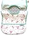 Waterproof Feeder Bib w/Flip Pocket, 3 Pack, Fairies/Butterflies, Frenchie Mini Couture